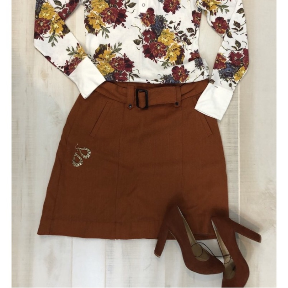 Merona Wool Belted Skirt